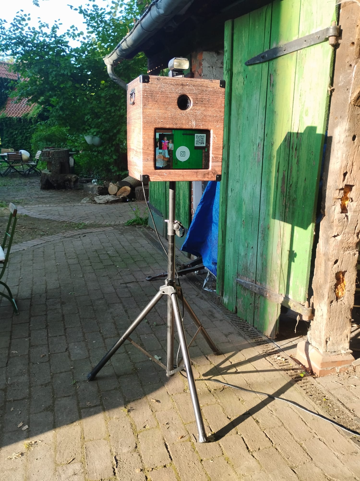 Photobox aufgebaut